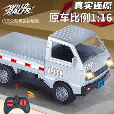 1:16 Remote Control Cargo Pickup Truck With Headlights